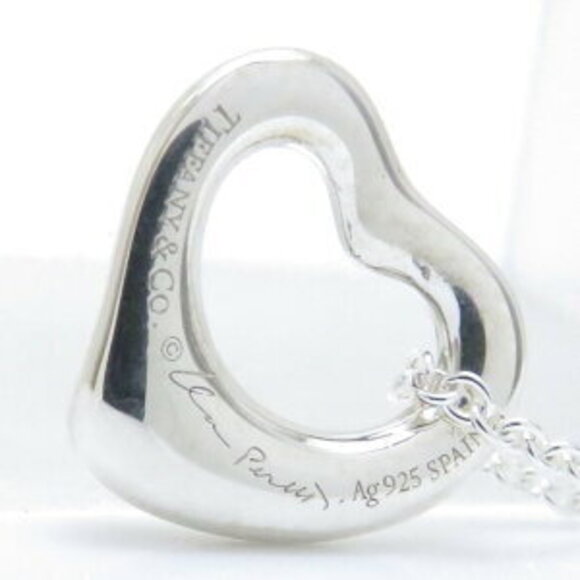 Tiffany Open Heart Necklace Silver - Picture 3 of 7